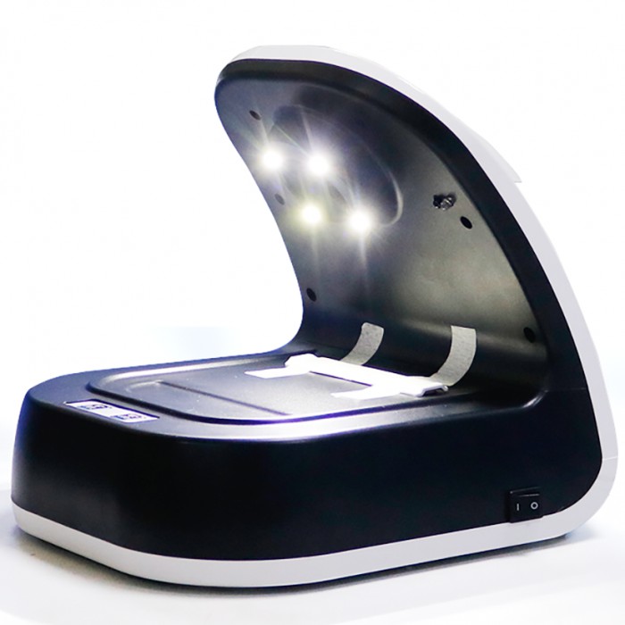 Collecteur De Poussière Pour Laboratoire Dentaire - Boîte De Polissage/meulage Avec éclairage LED, Ventilateur 2800 Tr/min